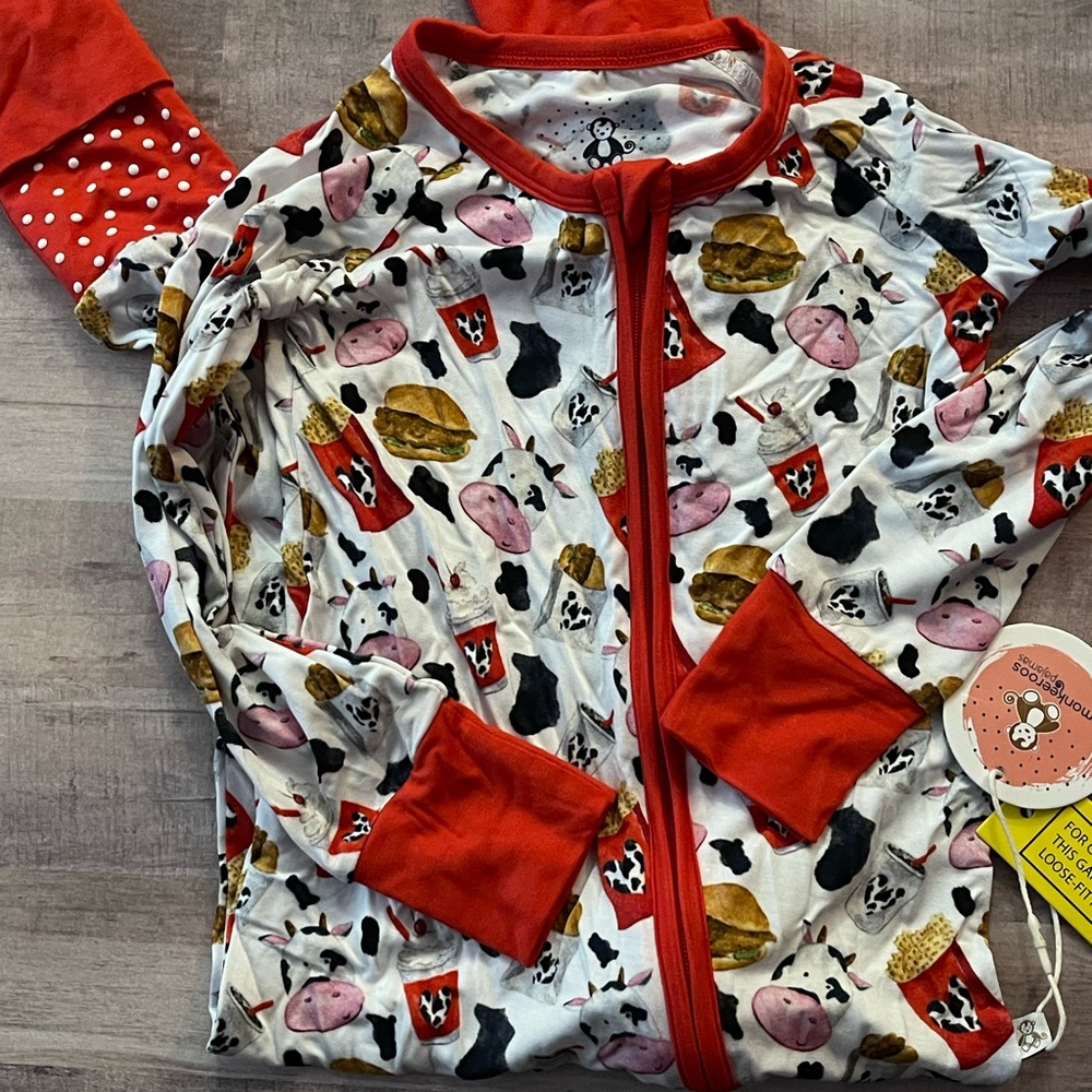 Monkeeroo Snuggies and Nuggies Kids Pajama Footies
